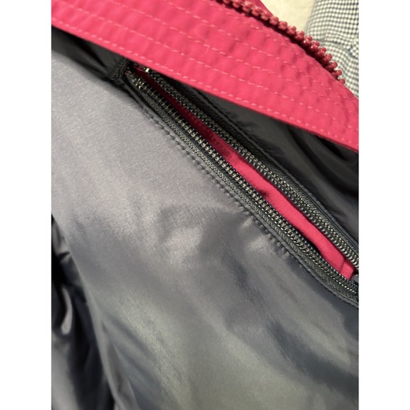 LL BEAN Hooded Jacket Thinsulate Women's M zip front barn coat 4 front pockets - Picture 5 of 16